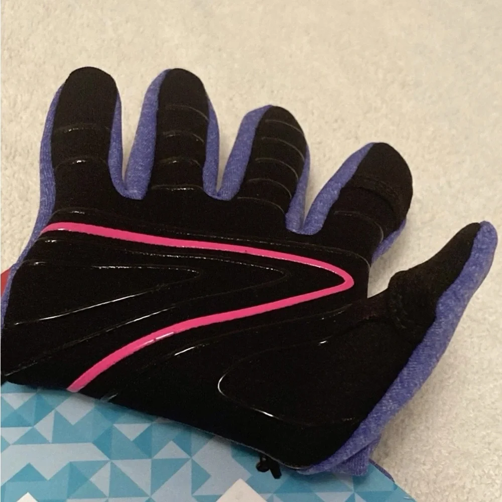 HEAD Kids M Purple Touchscreen Winter Gloves Mittens NWT Warm Snow Cold Weather